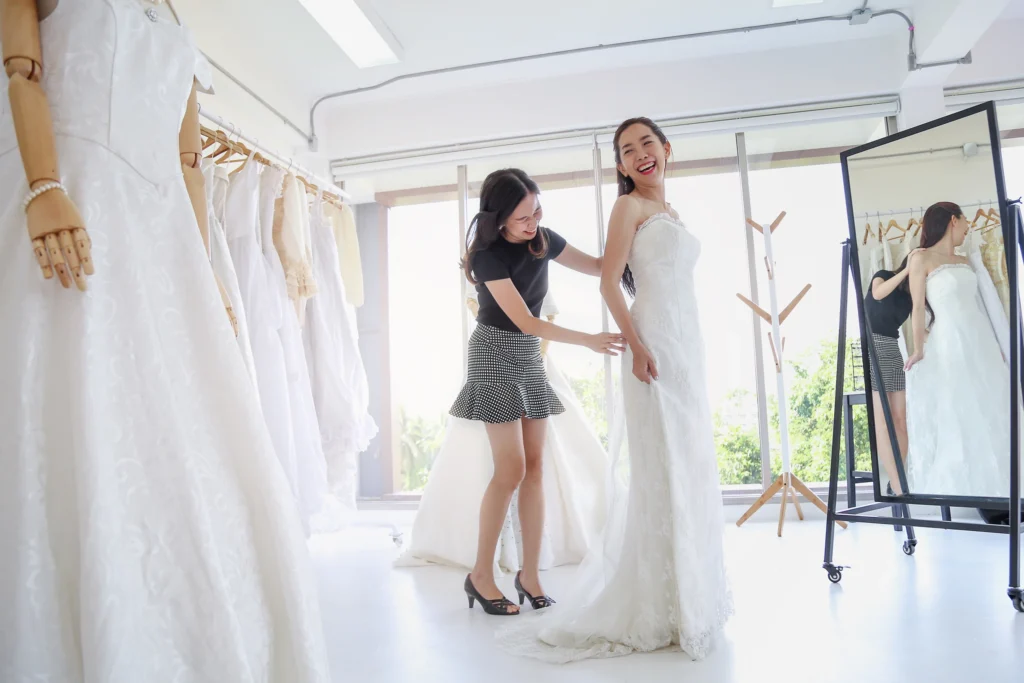 Alterations from Suzanne's Sewing Service at Ohana Bridal