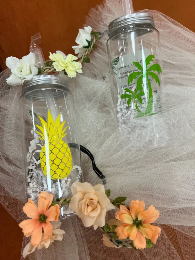 Swag at the Ohana Bridal booth