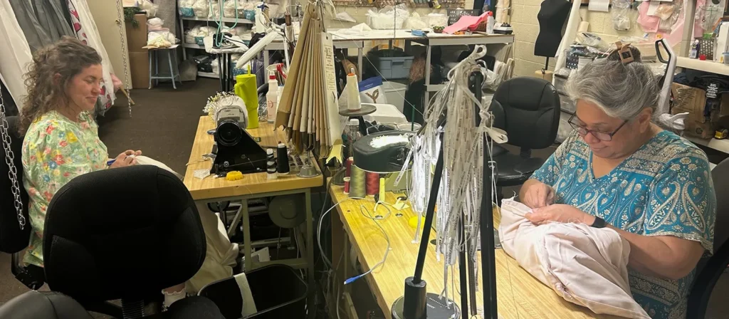 Suzanne and the alterations team