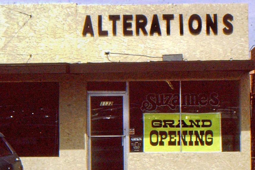 The Suzannes Sewing Service building exterior