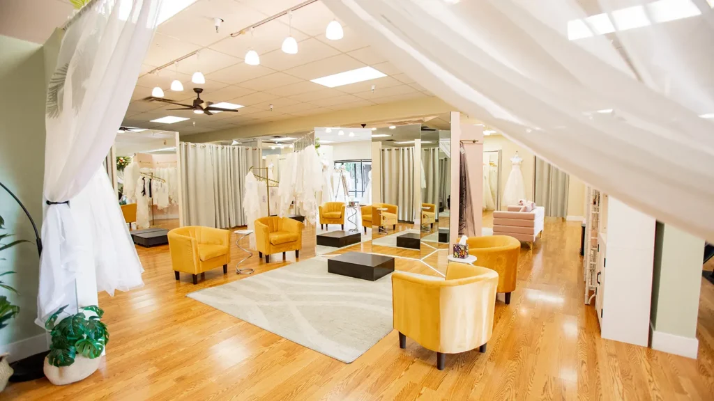 Inside Ohana Bridal in Gilbert Arizona